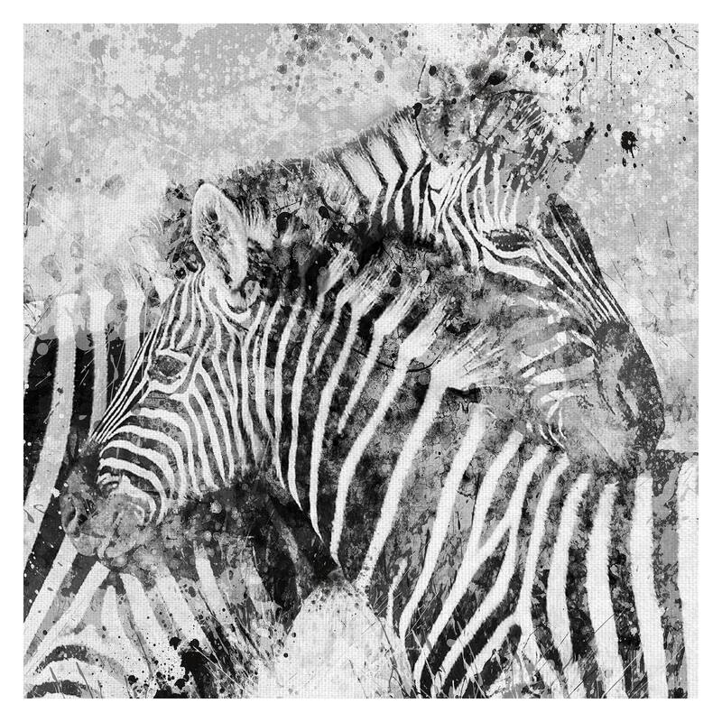 Masterpiece Art Gallery Zebra Pair by Carol Robinson Canvas Art Print