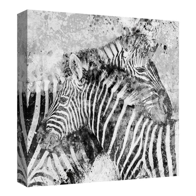 Masterpiece Art Gallery Zebra Pair by Carol Robinson Canvas Art Print
