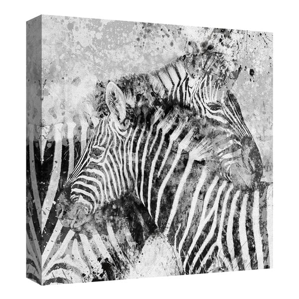 Shop Masterpiece Art Gallery Zebra Pair By Carol Robinson Canvas