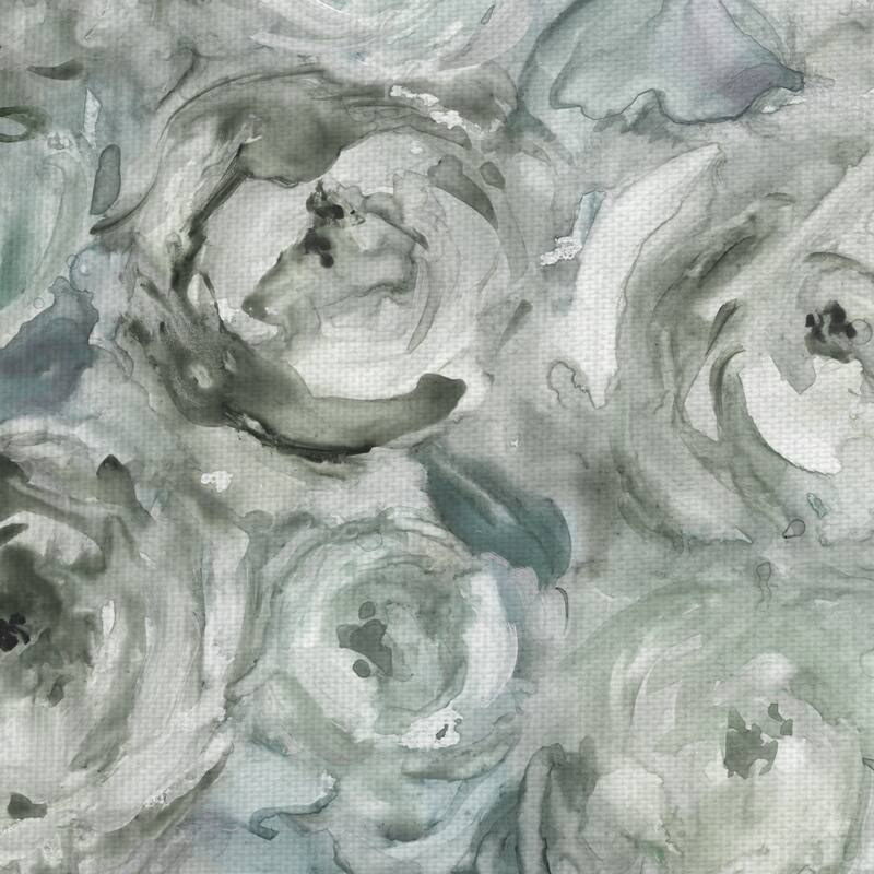 Masterpiece Art Gallery Climbing Roses Silver by Carol Robinson Canvas Art Print