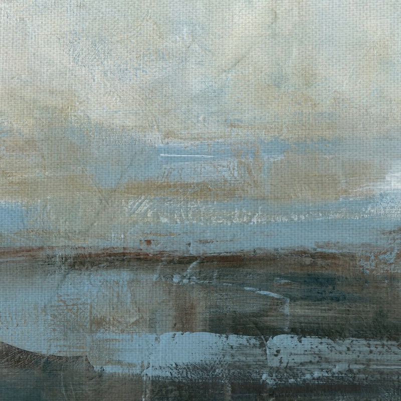 Masterpiece Art Gallery Morning Abstract Blue By Carol Robinson Canvas Art Print