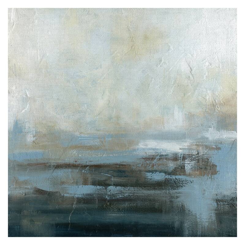 Masterpiece Art Gallery Morning Abstract Blue By Carol Robinson Canvas Art Print