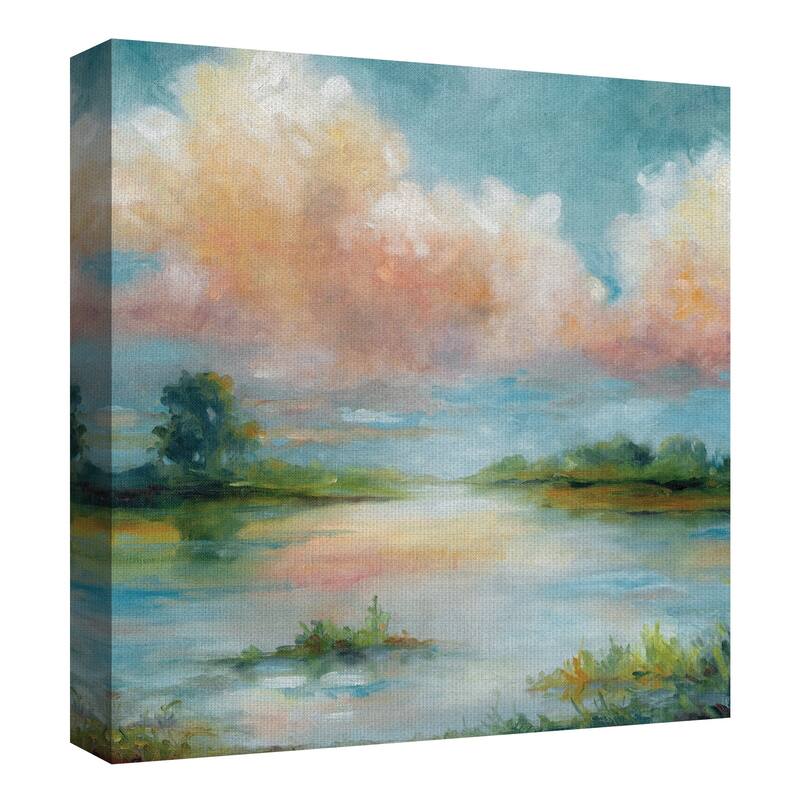 Masterpiece Art Gallery Quiet Spring Colorful Pond By Carol Robinson Canvas Art Print