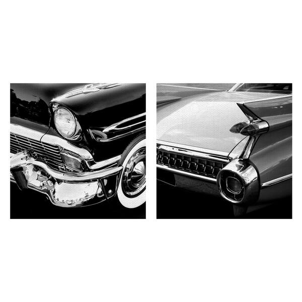 Shop Fine Art Canvas Vintage Wheels I Ii Classic Cars By