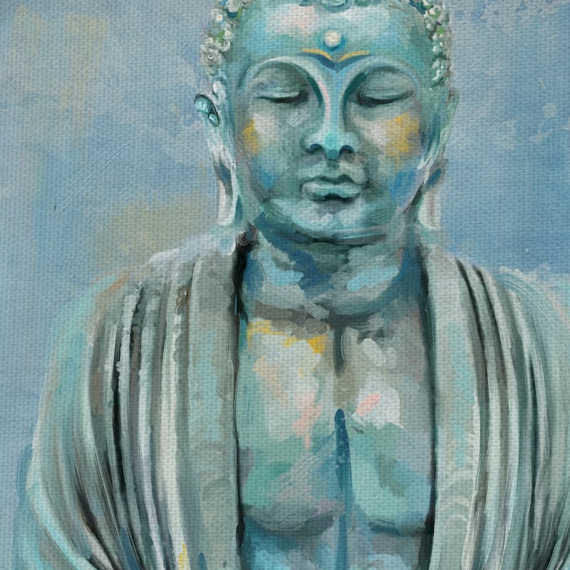 Masterpiece Art Gallery Dharma Buddha by Studio Arts Canvas Art Print