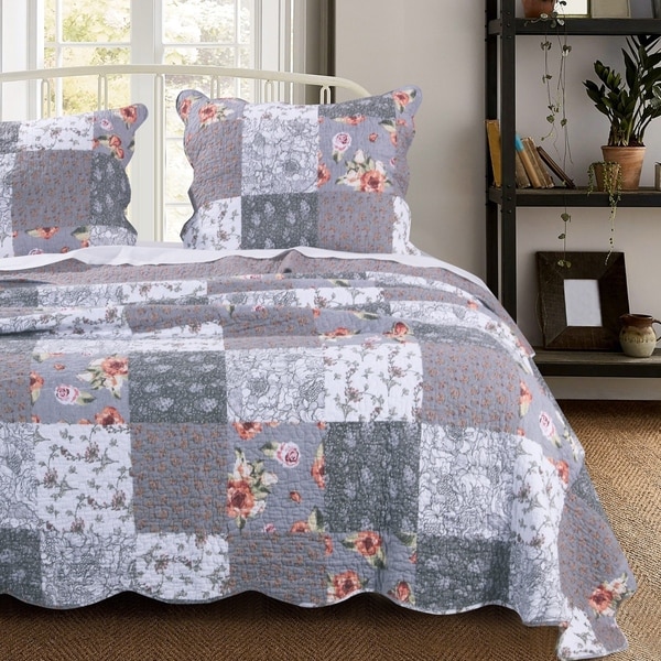 gray quilt set full