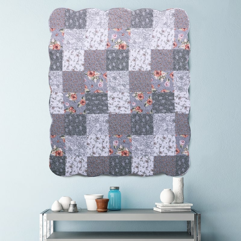 The Gray Barn Spring Arrow Reversible Quilted Throw Blanket