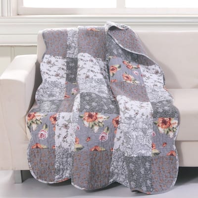 The Gray Barn Spring Arrow Reversible Quilted Throw Blanket