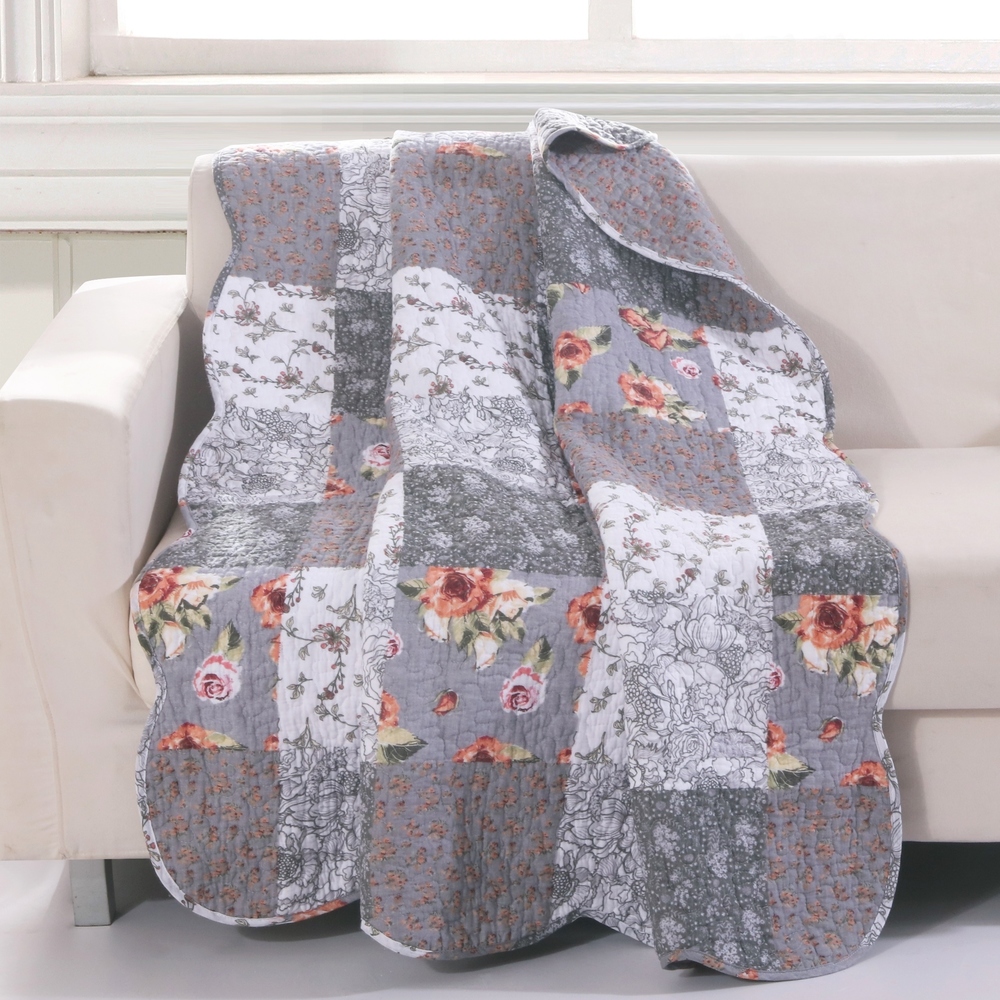 The Gray Barn Spring Arrow Reversible Quilted Throw Blanket