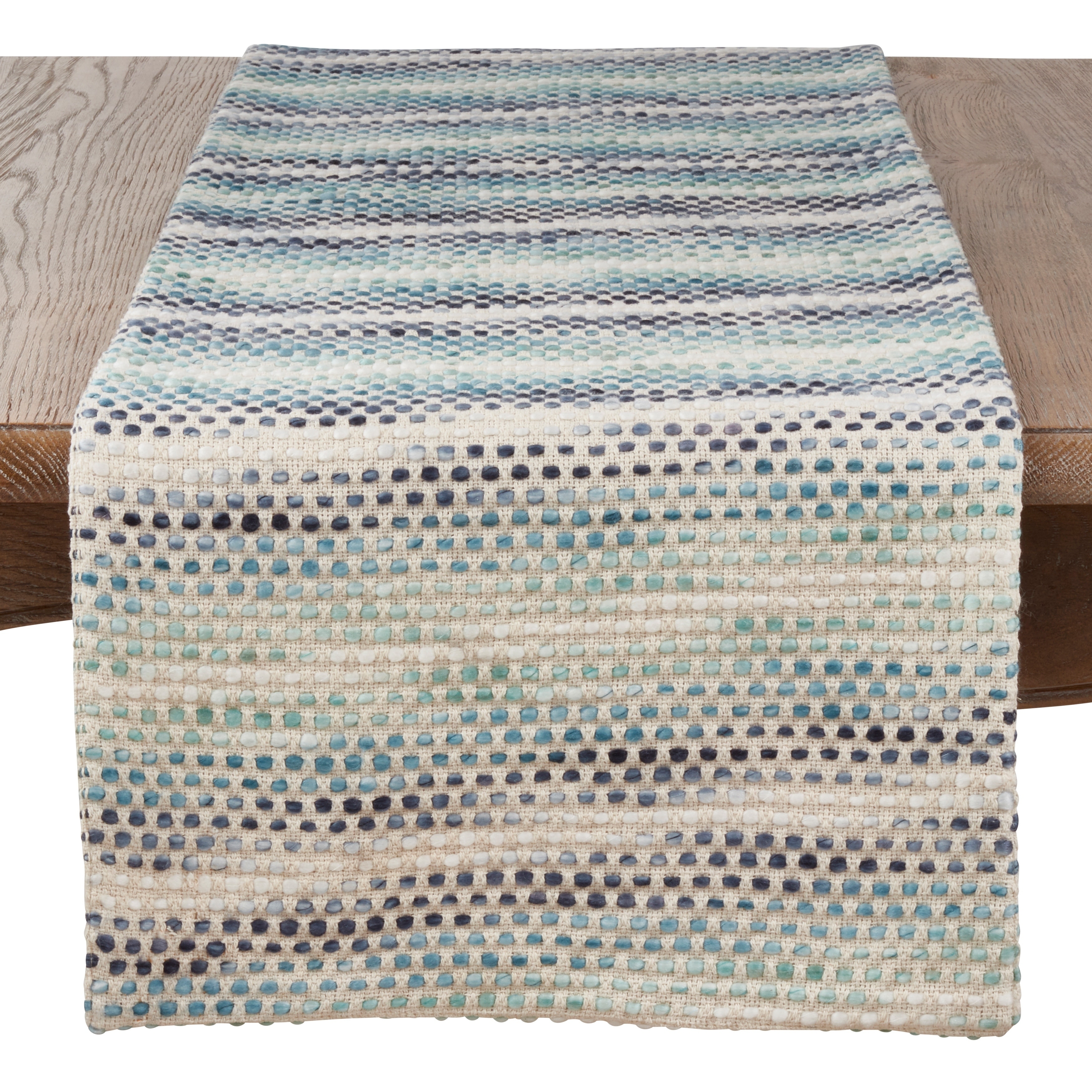 Woven Table Runner With Confetti Design