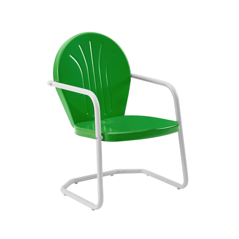 Crosley Griffith Outdoor Metal Armchair - 22 W x 28.2 D x 33.25 H