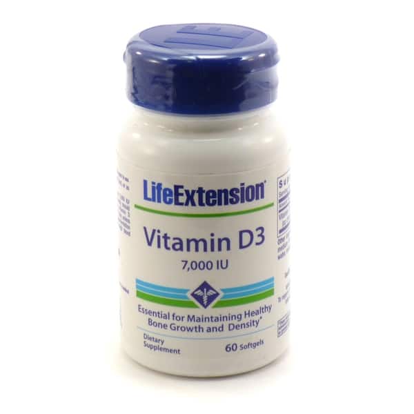 Vitamin D3 7000 Iu By Life Extension 60 Softgels