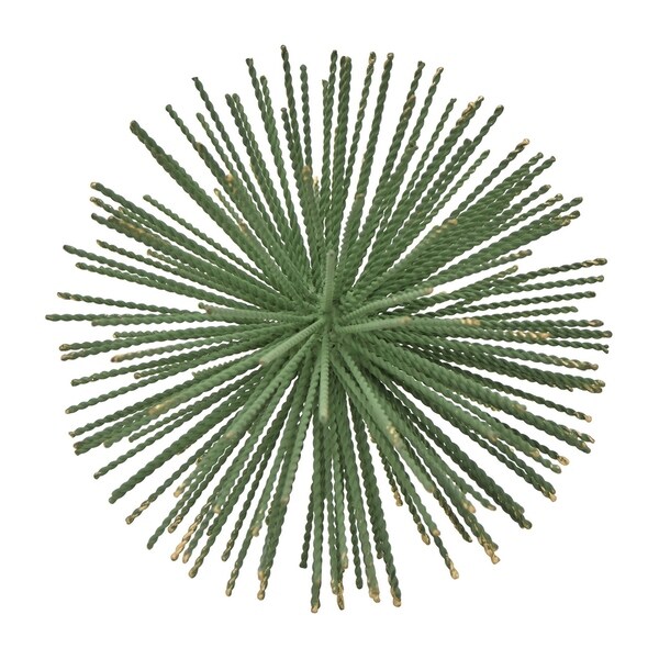 Three Hands Starburst Orb - Green And Gold
