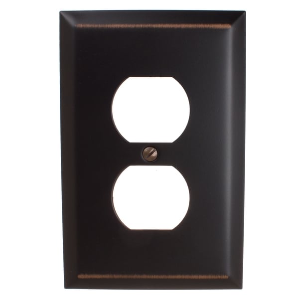 GlideRite 1-gang Outlet Wall Plate Cover Oil Rubbed Bronze (Pack of 3). Opens flyout.