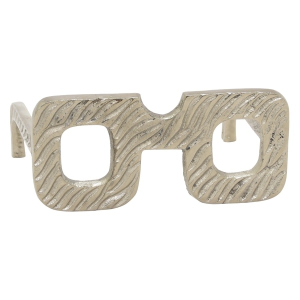 Three Hands Eye Glass Square Frame -Silver