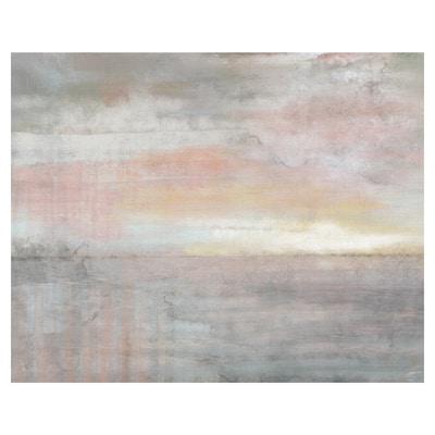 Early Morning Abstract Sunrise by Nan Wrapped Canvas Painting Art Print