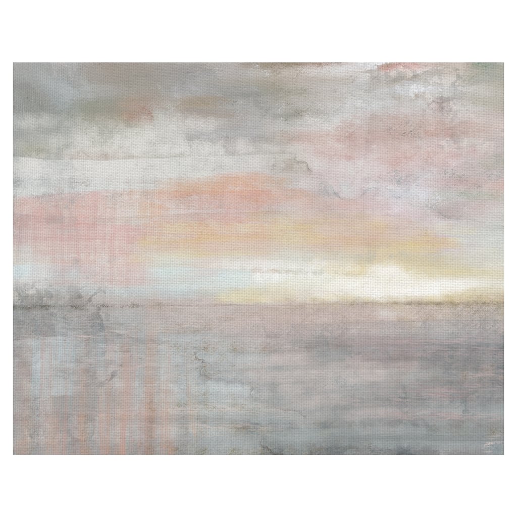 Early Morning Abstract Sunrise by Nan Wrapped Canvas Painting Art Print