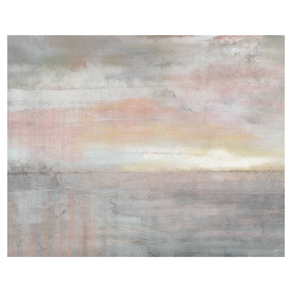 Early Morning Abstract Sunrise by Nan Wrapped Canvas Painting Art Print