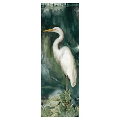 An Egret's Tropical Watch by Studio Arts Wrapped Canvas Painting Art Print