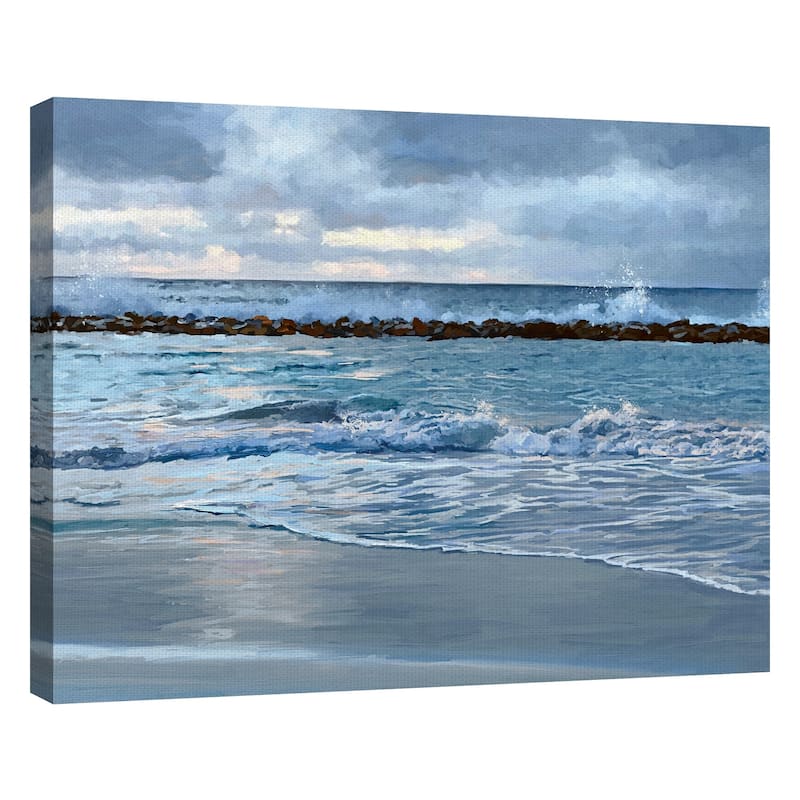 Sunrise Blues Ocean View by Studio Arts Wrapped Canvas Painting Art Print