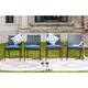 PATIO FESTIVAL Outdoor Dining Chair (4-PK)