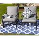 PATIO FESTIVAL Rocking Motion Chair (2-Pack) - Grey