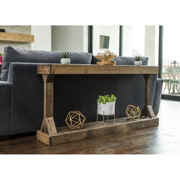 Shabby Chic Wood Sofa Table w/ Drawers | Flexsteel Plymouth ...