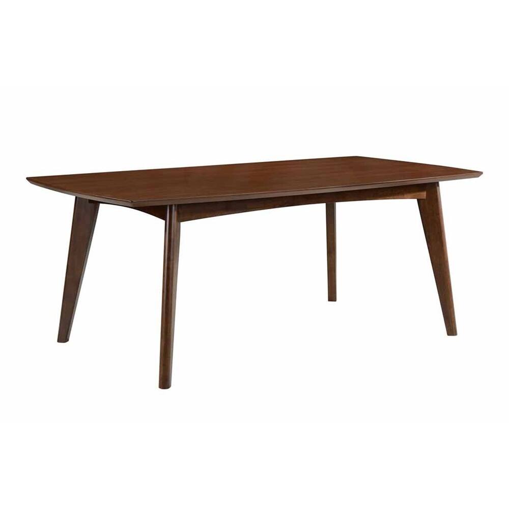 Thomson Mid-Century Modern Rectangular Dining Table - Dark Walnut