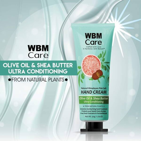Shop Wbm Care Hand Cream With Organic Olive Oil Shea Butter 1 7