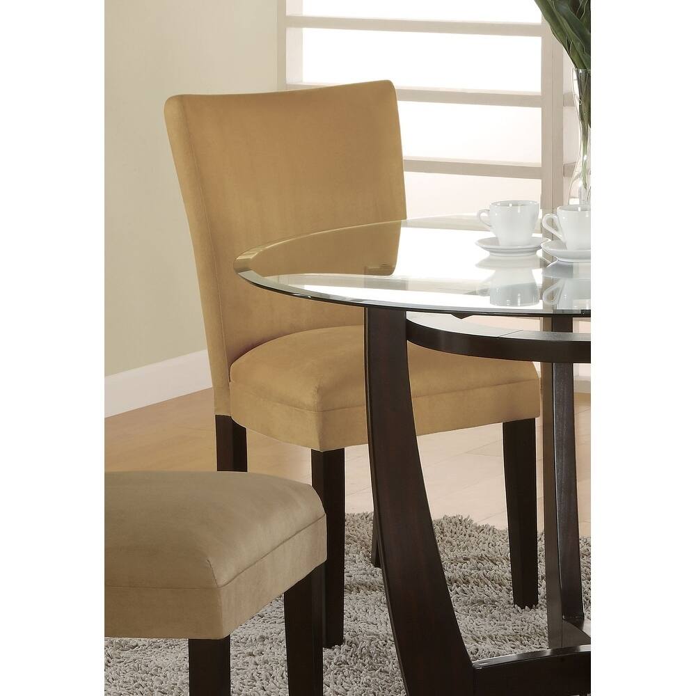 Lawrence Microfiber Parsons Dining Chairs (Set of 2)