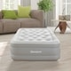 preview thumbnail 1 of 13, Beautyrest Sky Rise Raised Air Mattress with External Pump - Inflatable Bed with Edge Support, Puncture-Resistant Vinyl