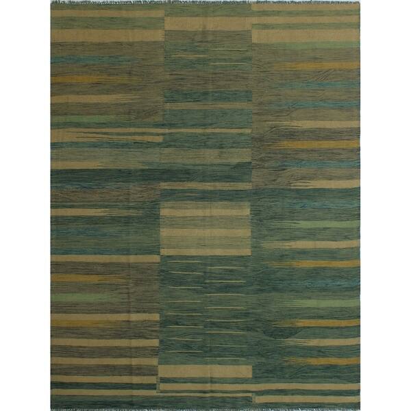 Noori Rug Winchester Kilim Lelia Blue Grey Rug 7 11 X 9 9 On Sale Overstock 27222203