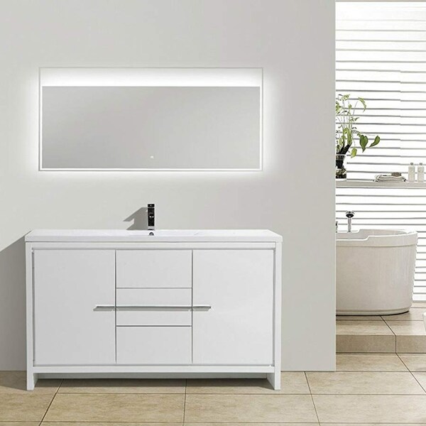 Eviva Grace 60 in. White Vanity