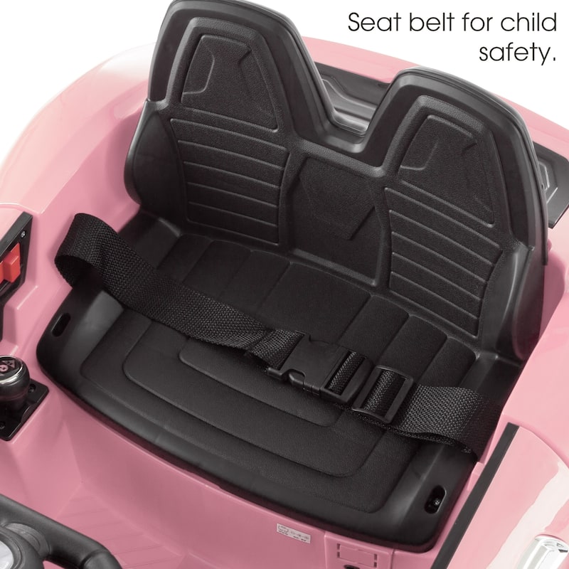 Ride On Sports Car- Motorized Electric Toy, Rechargeable Battery, Remote Control, MP3, USB, Lights, Sound by Lil' Rider