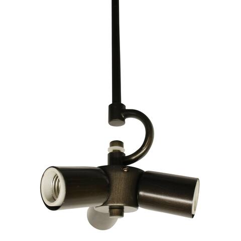 Cloth & Wire Pendant Kit for 3 Lights, Oil Rubbed Bronze