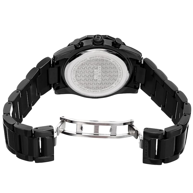 Akribos XXIV Men's Classic Date Stainless Steel Bracelet Watch