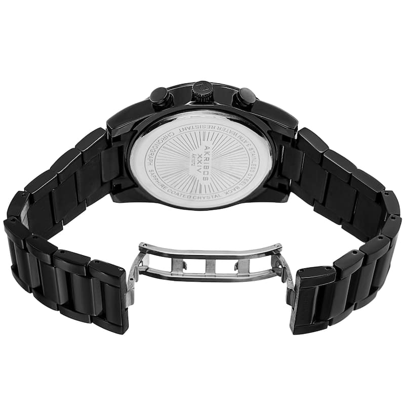 Akribos XXIV Men's Chronograph Tachymeter Quartz Bracelet Watch