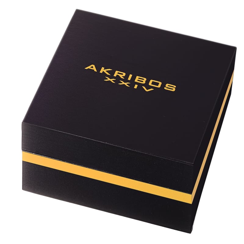 Akribos XXIV Men's Chronograph Tachymeter Quartz Bracelet Watch