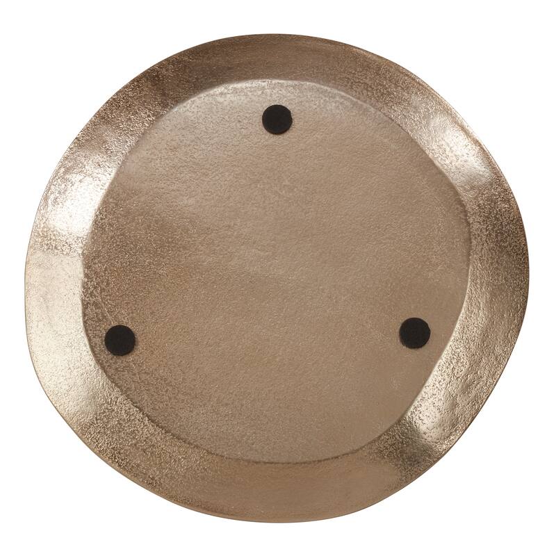 Aluminum Chargers With Brushed Design (Set of 4)