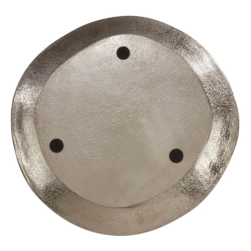 Aluminum Chargers With Brushed Design (Set of 4)