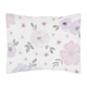 preview thumbnail 2 of 2, Sweet Jojo Designs Lavender Purple Pink Grey Shabby Chic Watercolor Floral Collection Girl 5-Piece Toddler-size Comforter Set