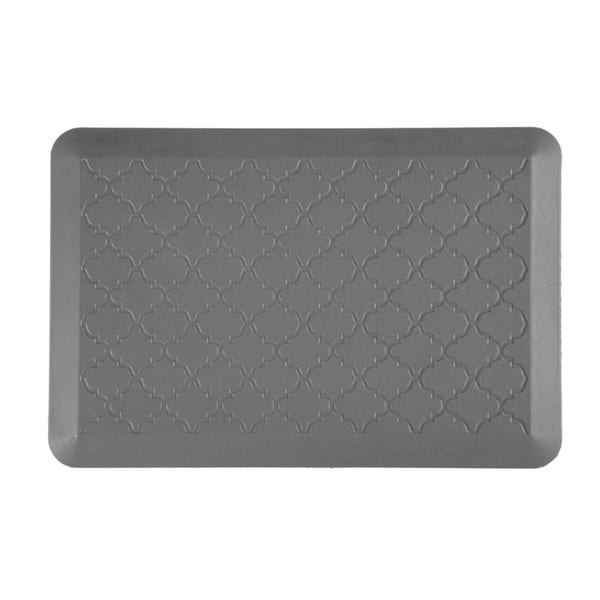 Choice 3' x 10' Black Rubber Anti-Fatigue Floor Mat with Beveled