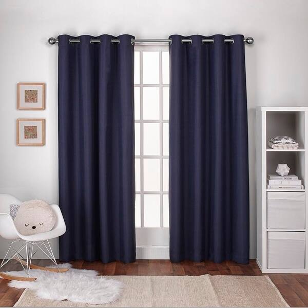 Shop Ati Home Linen Thermal Woven Blackout Grommet Top Curtain