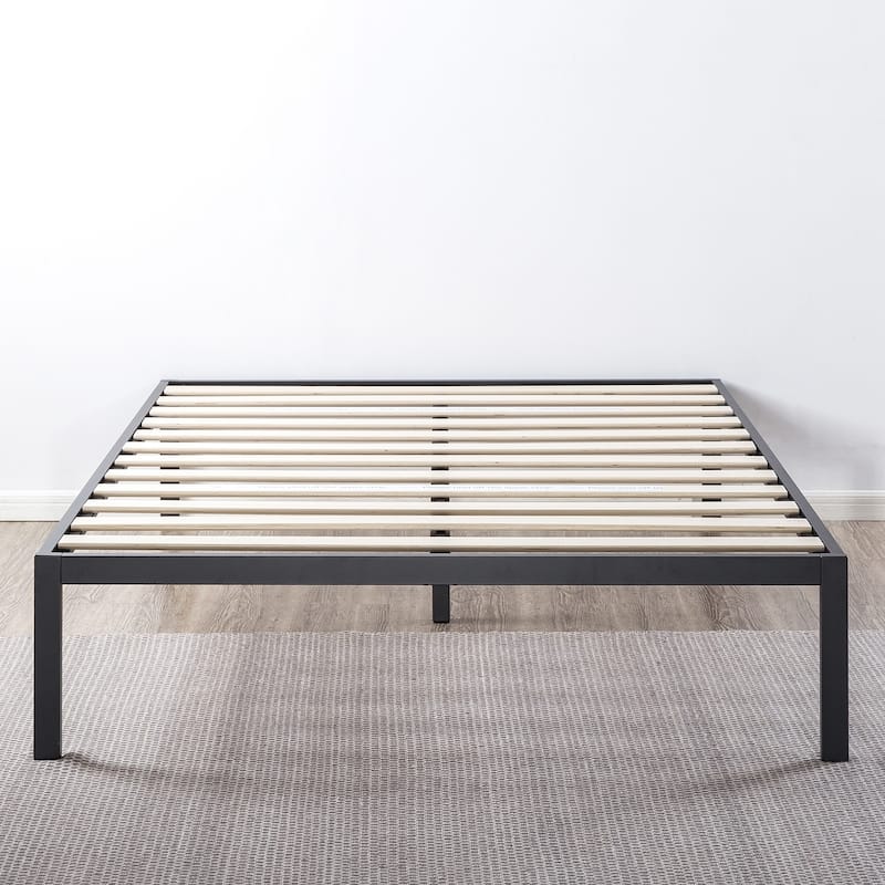 14 Inch Heavy Duty Metal Platform Bed by Crown Comfort