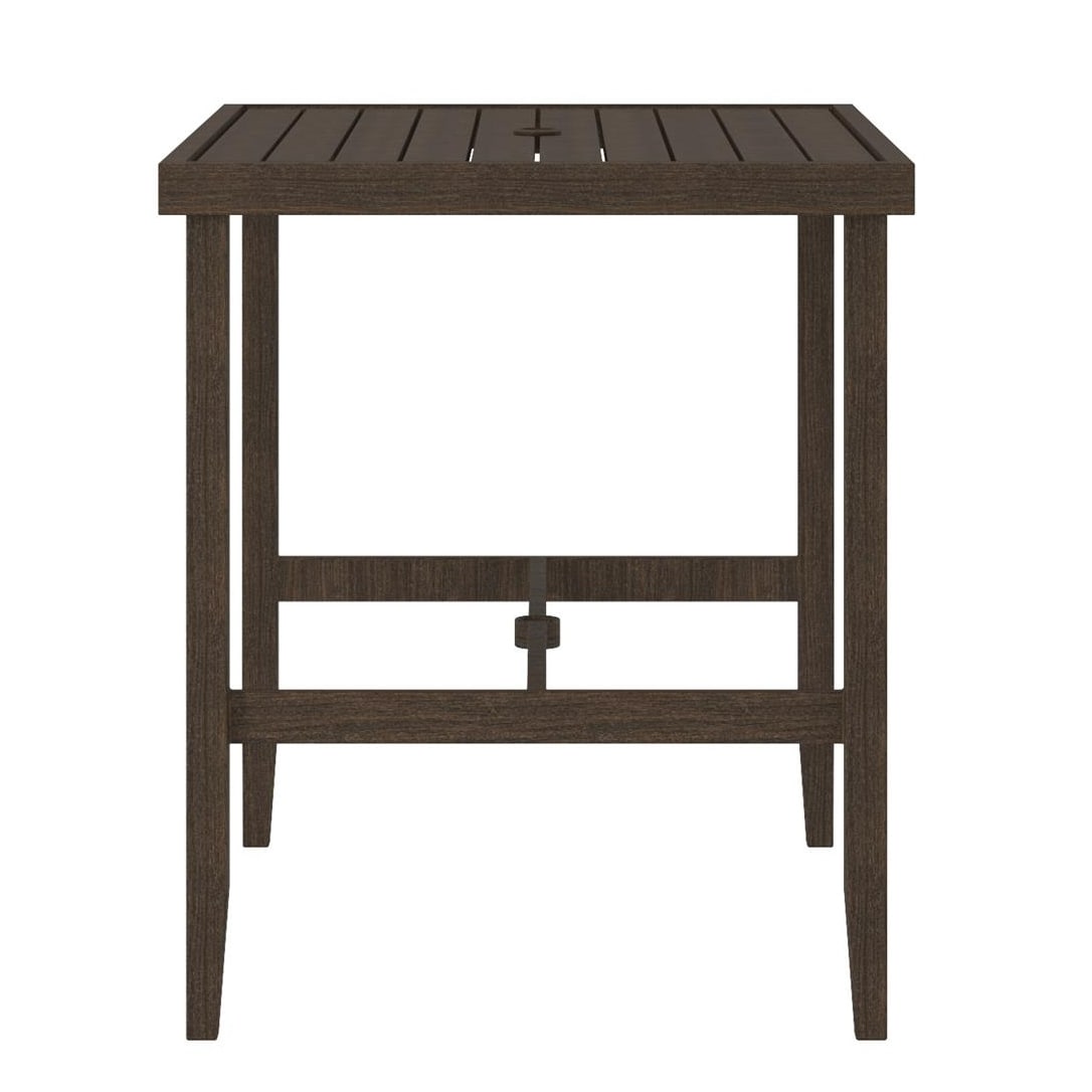 Shop Porch Den Ambiance Steel Patio Bar Table Free Shipping