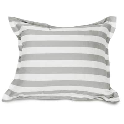 Majestic Home Goods Vertical Stripe Oversized Floor Plush Pillow 54 in L x 44 in W x 12 in H