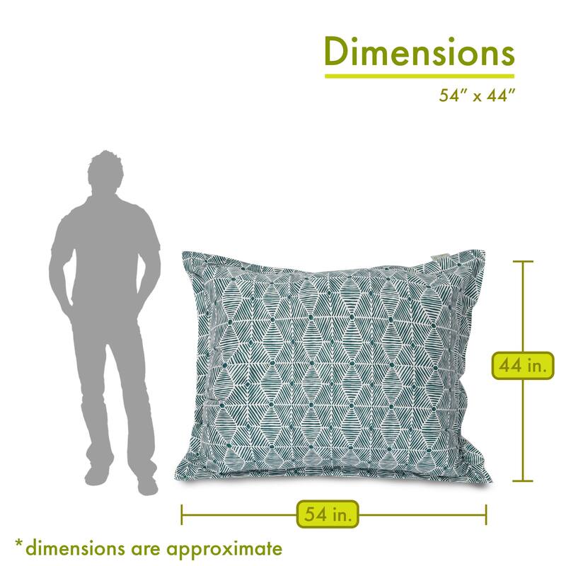Majestic Home Goods Charlie Oversized 54 x 44 Floor Pillow