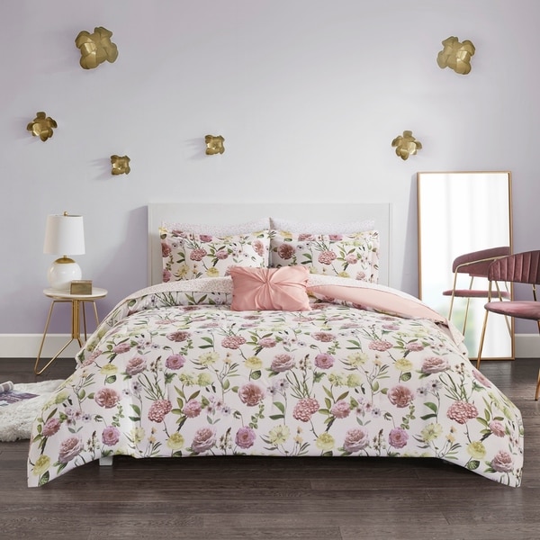 Shop Intelligent Design Sophia Blush Comforter and Sheet Set - On Sale - Free Shipping Today 