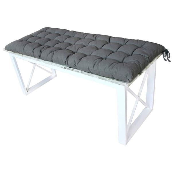 Cottone 100 Cotton Chair Pads W Ties 40 X 16 Bench Cottone 100 Cotton Chair Pads W
