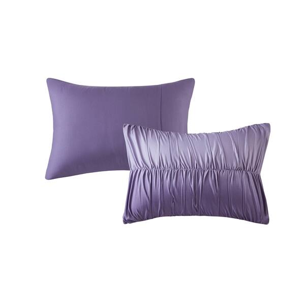 Shop Intelligent Design Josie Ombre And Ruched Comforter Set On